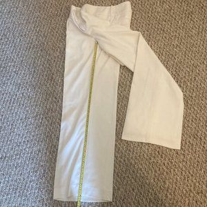 Gianni Bini White Lined Womens Dress Pants, Size 8